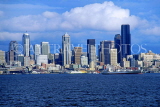 USA, Washington, SEATTLE, skyline view from Elliott Bay, US4045JPL