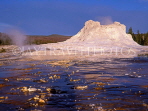 USA, Wyoming, YELLOWSTONE NATIONAL PARK, Castle Geysers and hot springs, WYO1655JPL