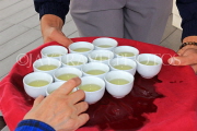 VIETNAM, Halong Bay, Tea making demonstration on board a cruise boat, VT1840JPL